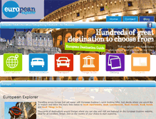 Tablet Screenshot of europeanexplorer.com